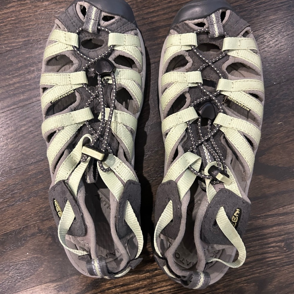 Keen Sandals in Green and Grey